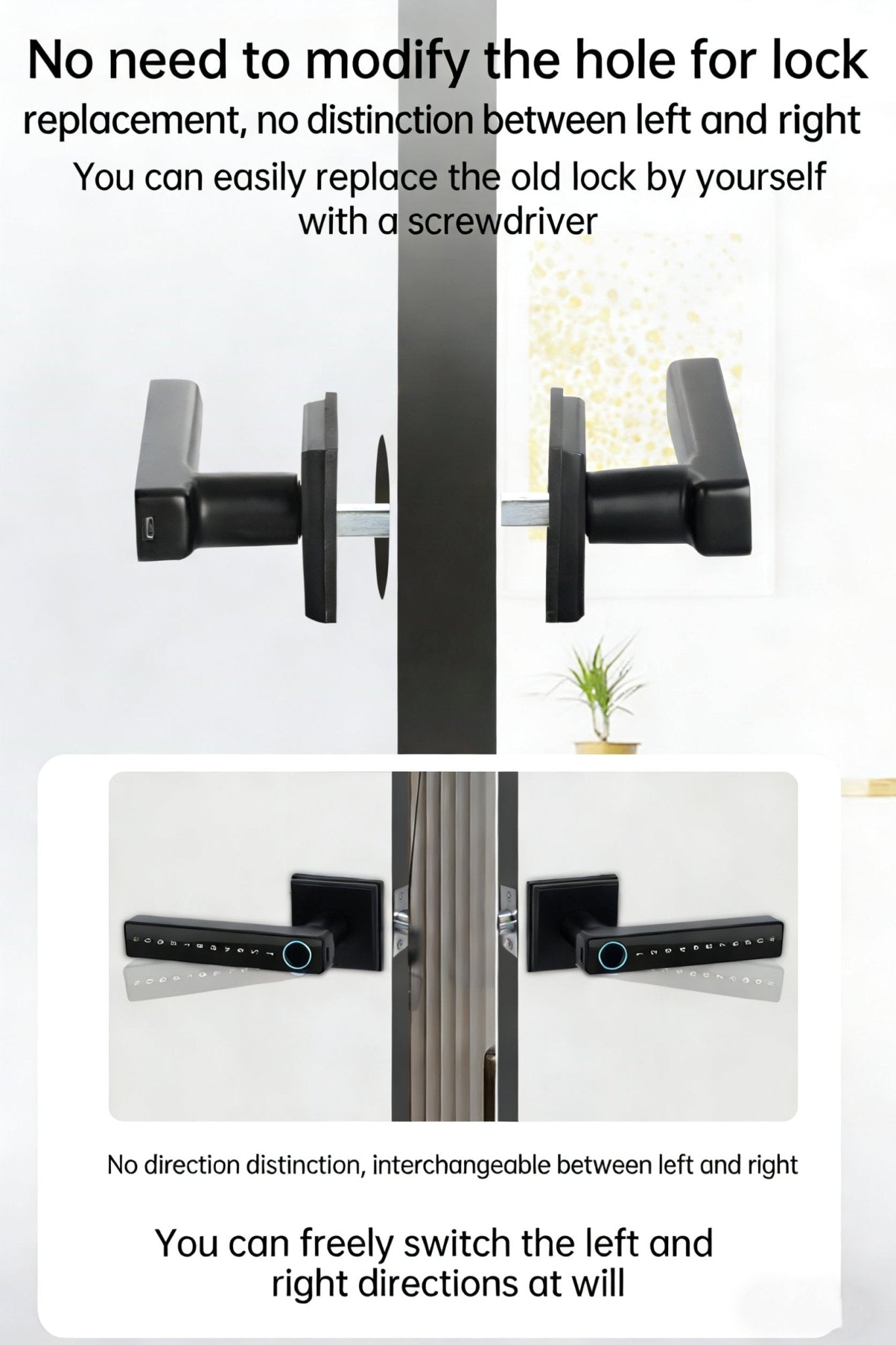 hornbill smart lock B07 Series Smart Door Lock with Single Latch | App - Controlled Security - homekt - Specialty department stores