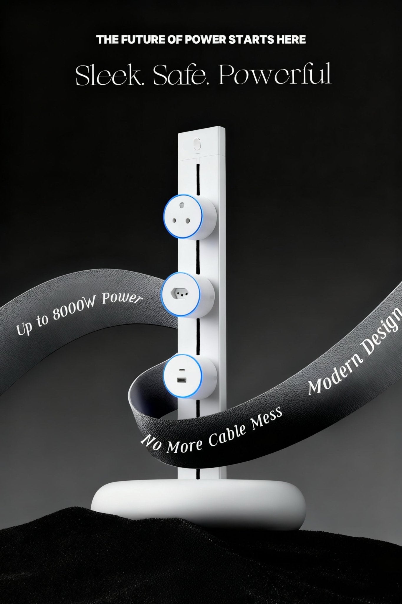 Power Track Socket 8000W — Powerful, Reliable, and Modern - homekt - Specialty department stores