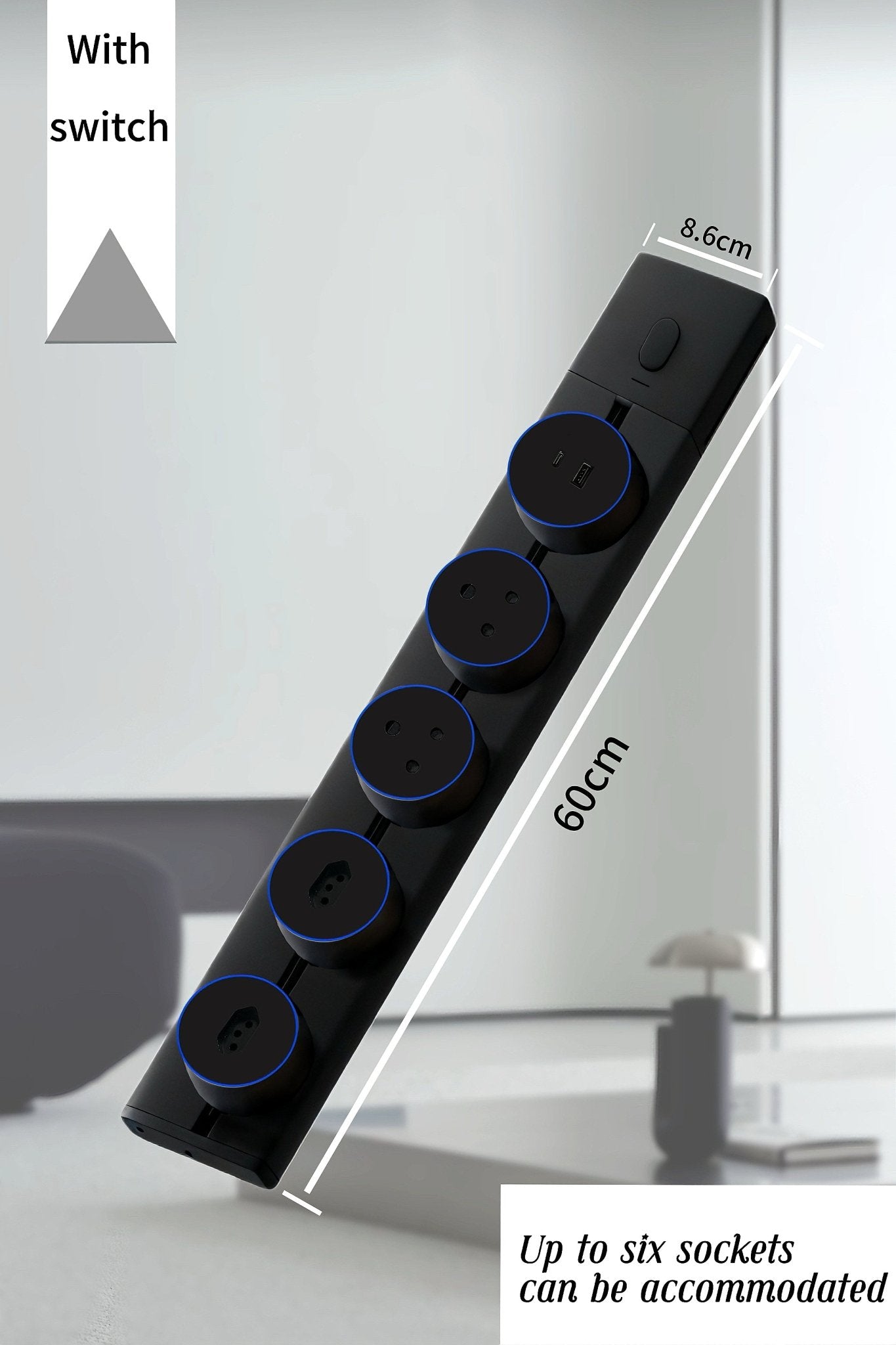 Power Track Socket 8000W — Powerful, Reliable, and Modern - homekt - Specialty department stores