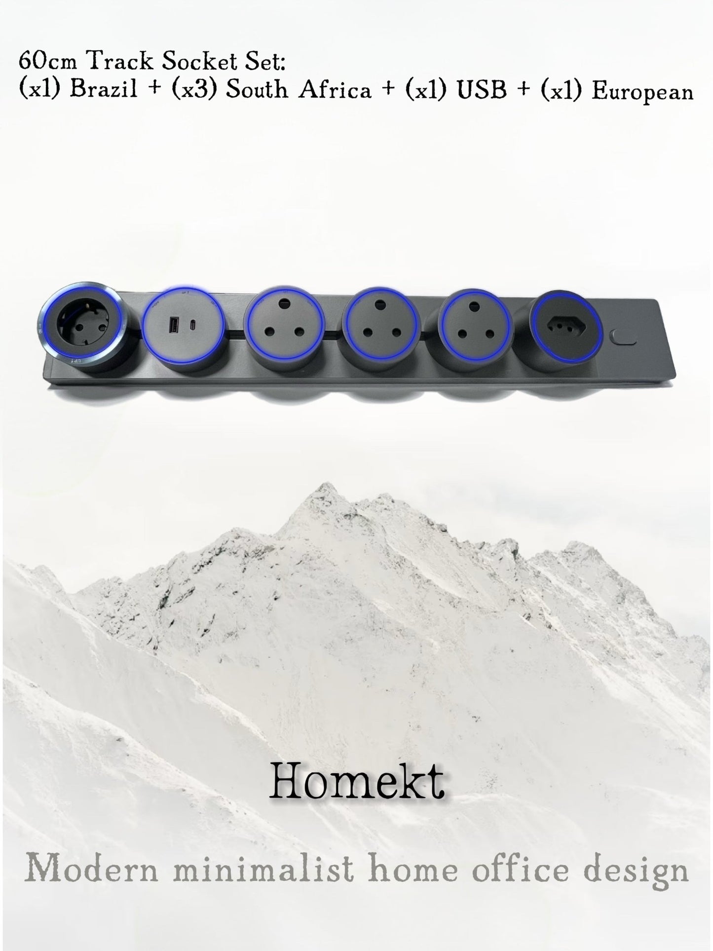 Power Track Socket Set — Powerful, Reliable, and Modern - homekt - Specialty department stores