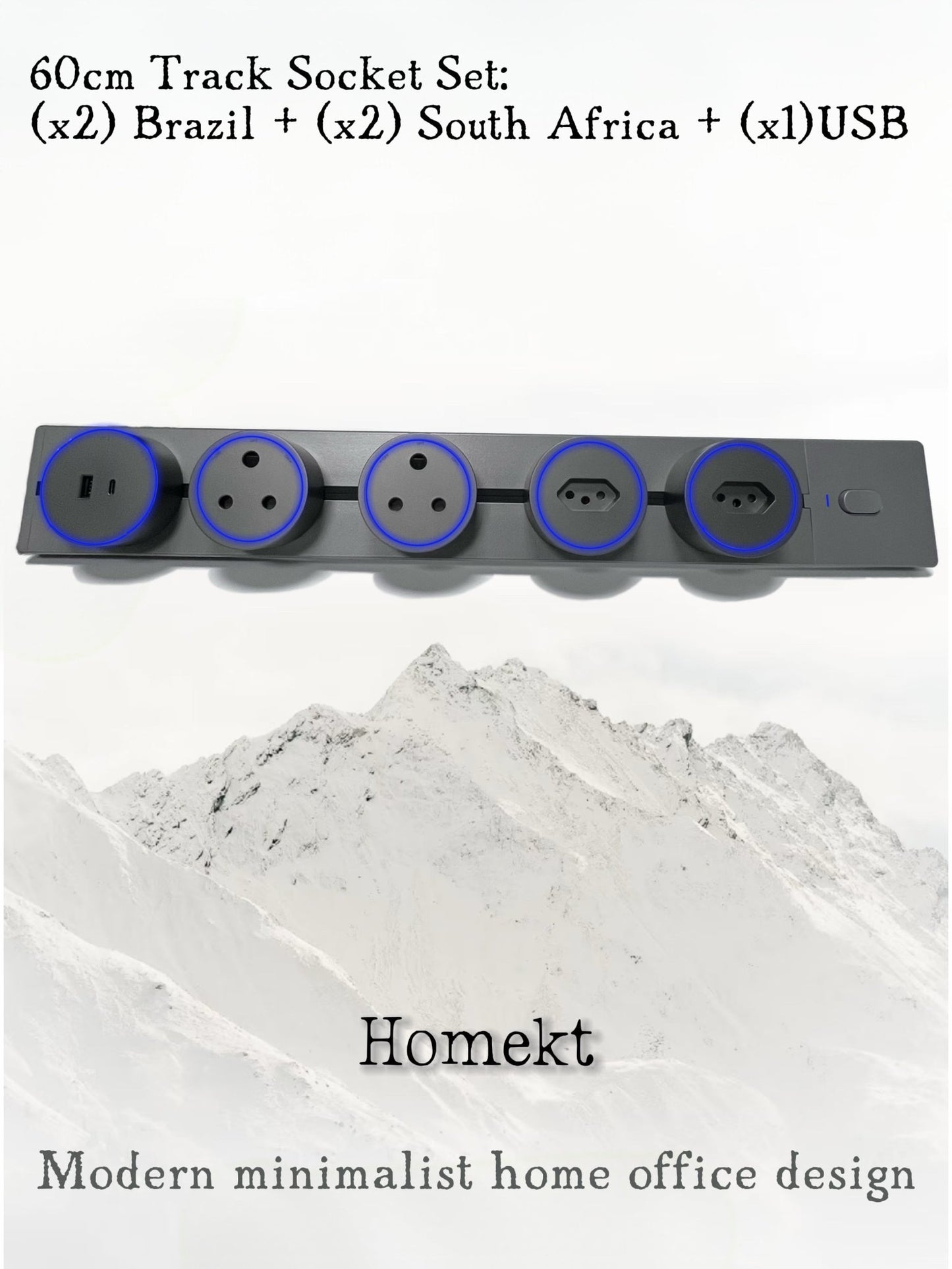 Power Track Socket Set — Powerful, Reliable, and Modern - homekt - Specialty department stores