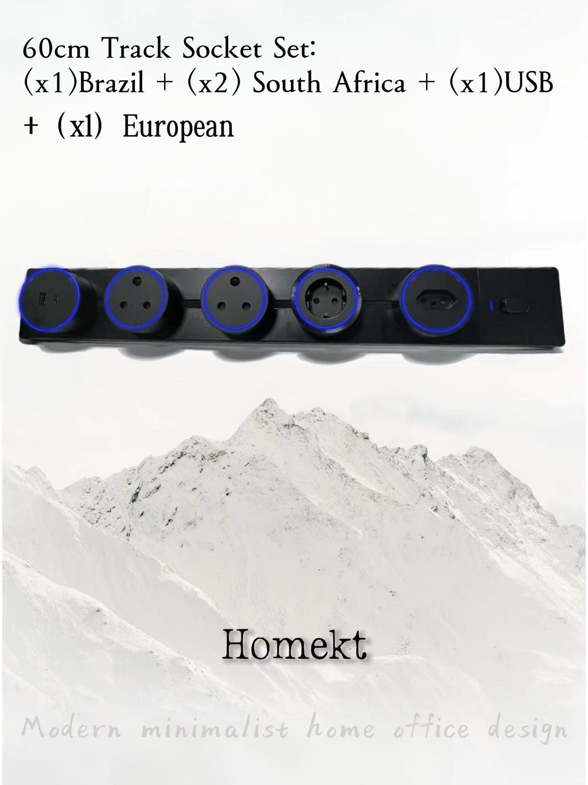 Power Track Socket Set — Powerful, Reliable, and Modern - homekt - Specialty department stores