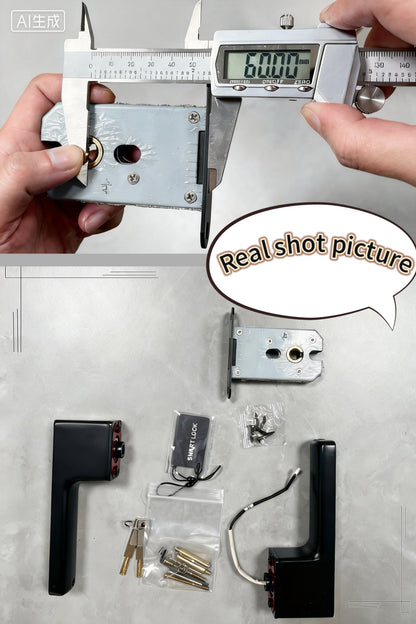 Y01 Smart Slim Door Lock with Single Latch | Fingerprint, PIN, IC Card & Tuya App - homekt - Specialty department stores