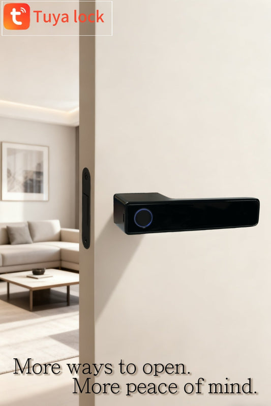 Y01 Smart Slim Door Lock with Single Latch | Fingerprint, PIN, IC Card & Tuya App - homekt - Specialty department stores